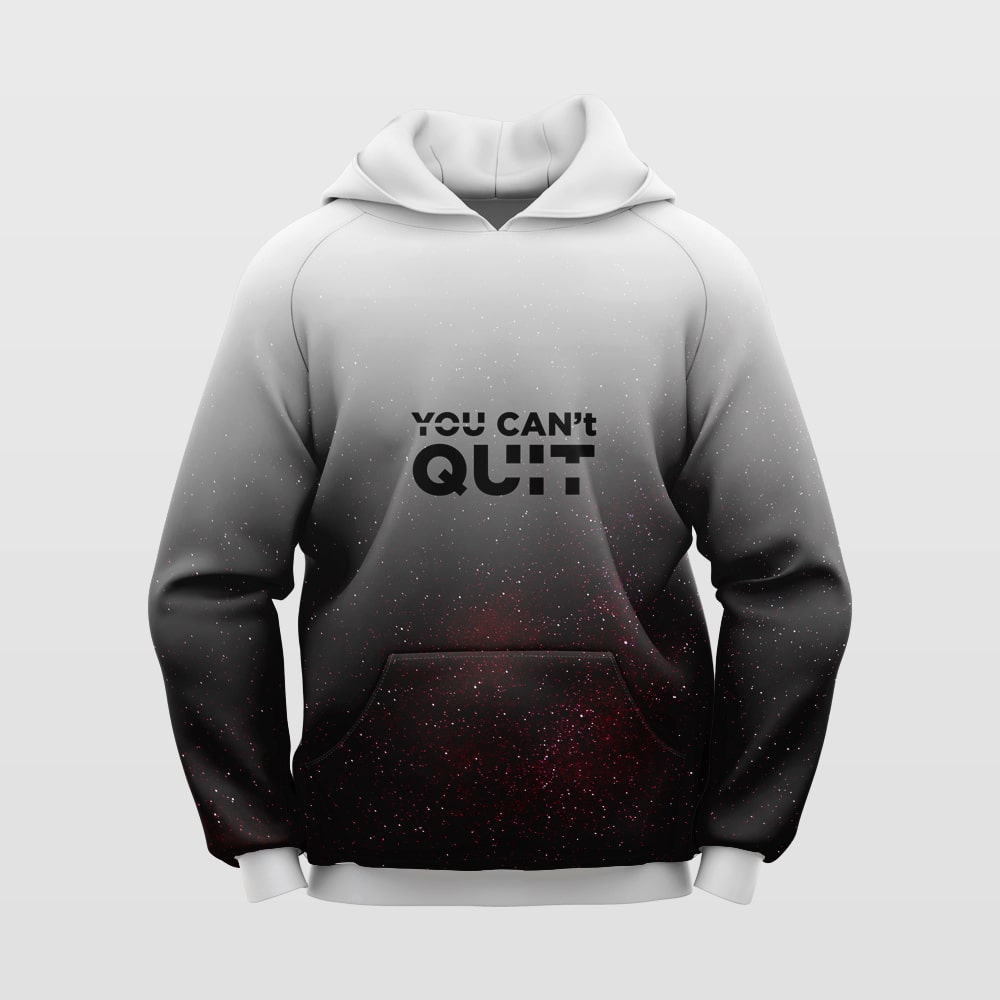 You Cant Quit Men's All Over Hoodies