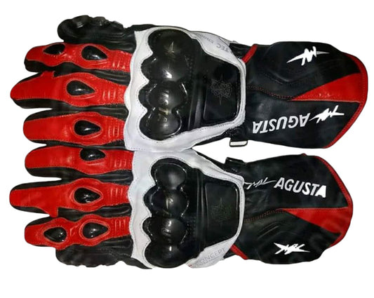 Motorbike Racing Leather Gloves Bikers Gloves Riders Gloves-014