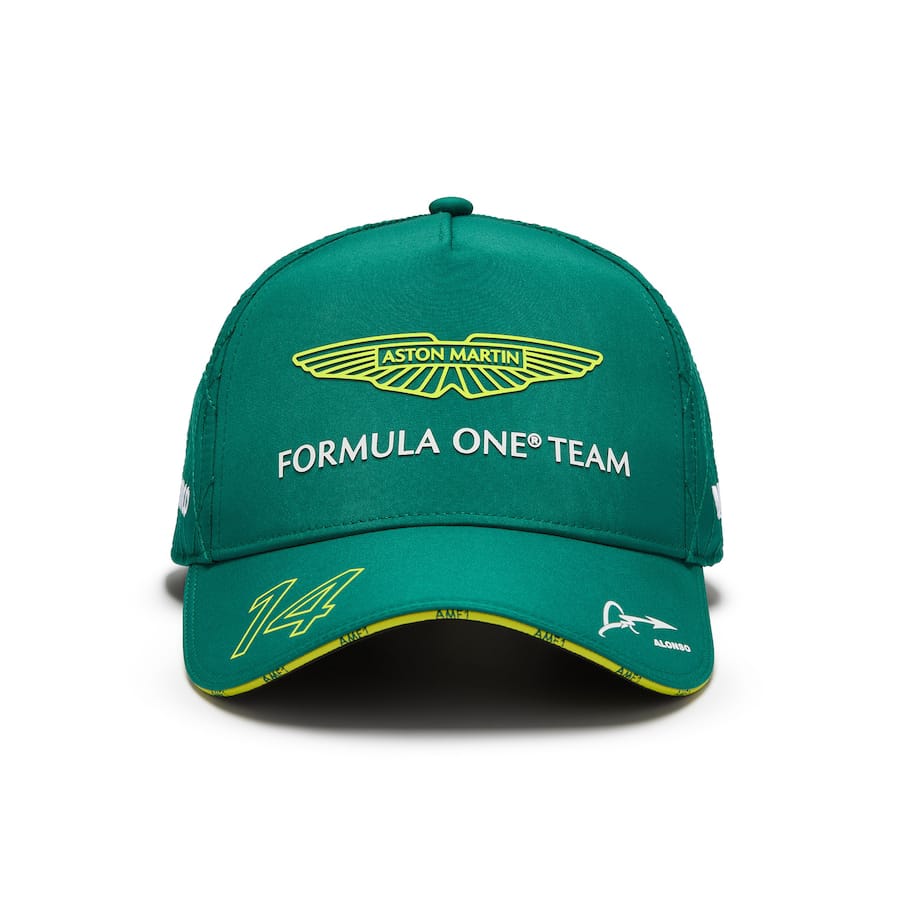 Aston Martin Aramco F1 2024 Fernando Alonso Team Cap - Green