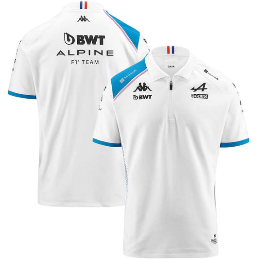 BWT Alpine F1 Team 2023 Polo Shirt – White