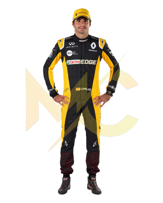 F1 Carlos Sainz 2017 race  suit