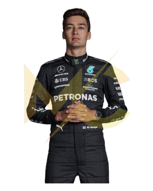 F1 George Russell Mercedes 2023 race suit