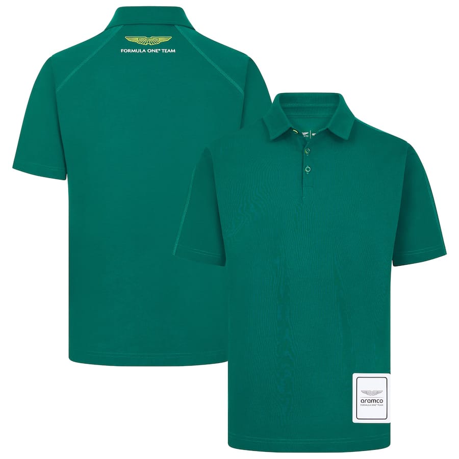 Aston Martin Aramco F1 Logo Polo