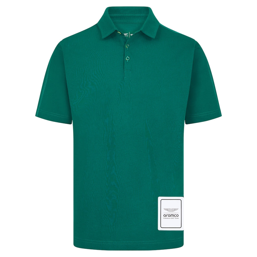 Aston Martin Aramco F1 Logo Polo