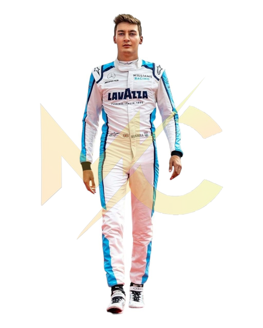 F1 George Russell Williams racing 2020 race suit