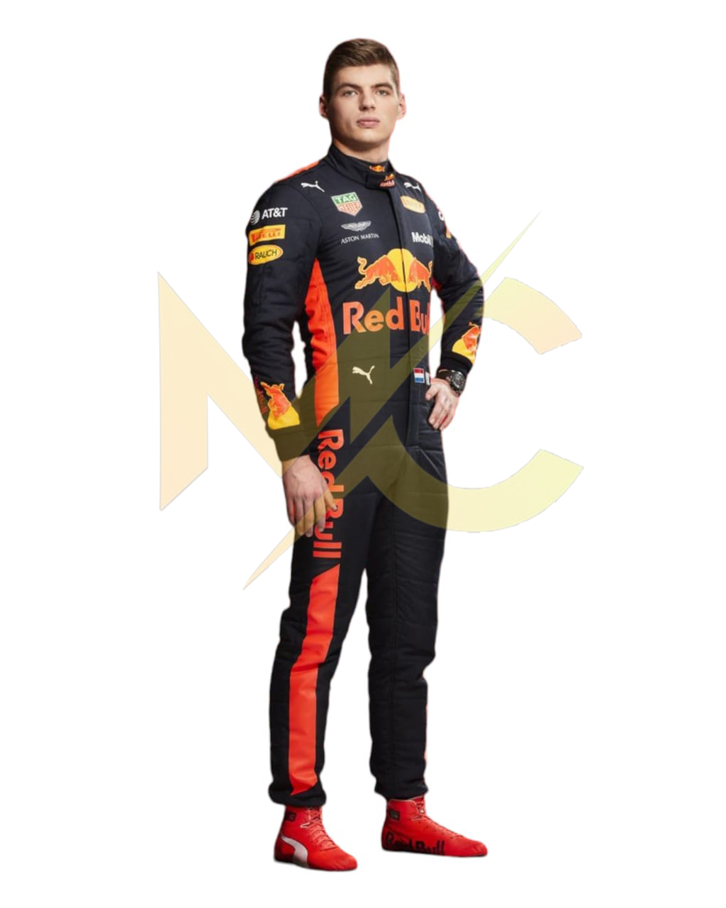 F1 Max verstappen Red bull Honda  2018 race suit