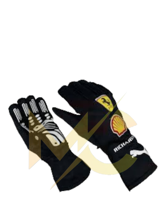 F1 Ferrari Charles leclerc 2021 race gloves