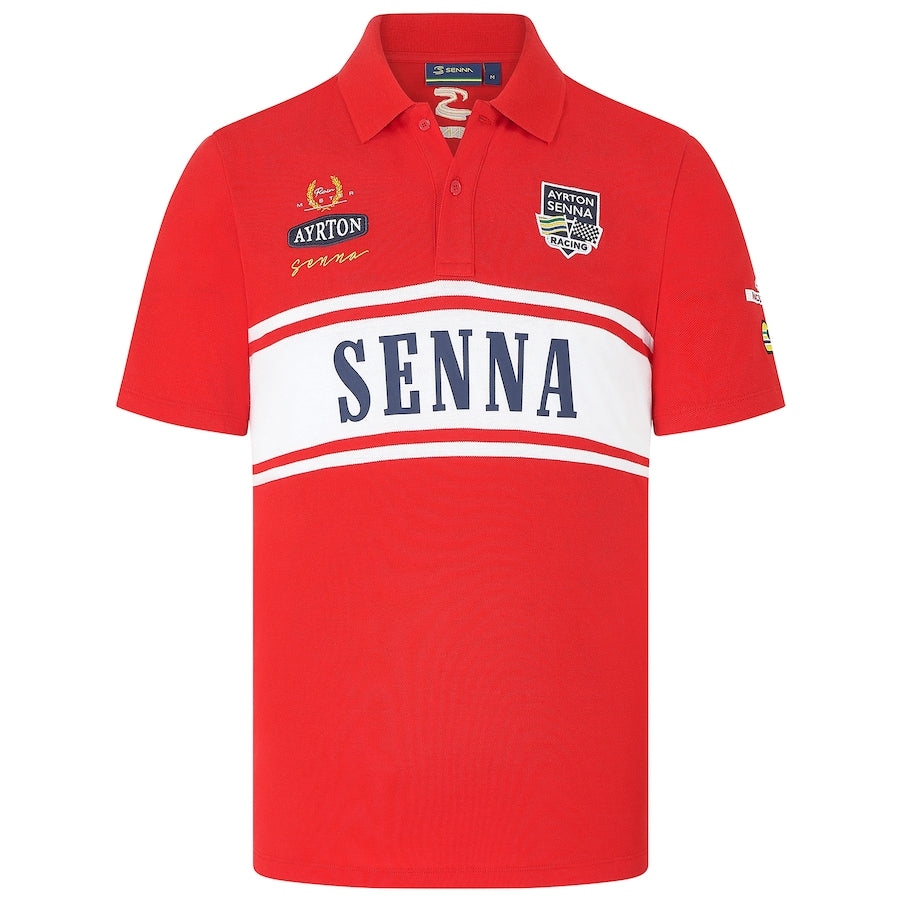 Ayrton Senna Legacy Patchwork Polo