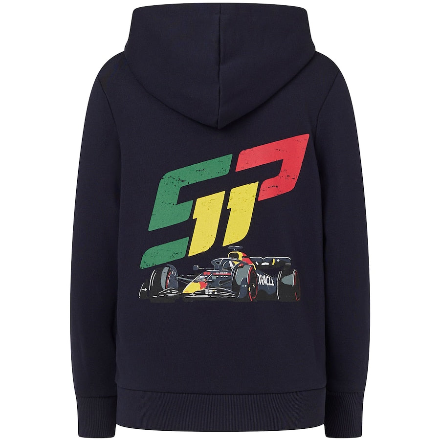 Red Bull Racing Sergio Perez Checo Race Car Full Zip Hoodie