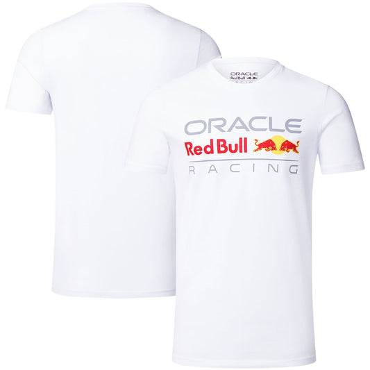 Red Bull Racing Large Logo T-shirt - White – Unisex