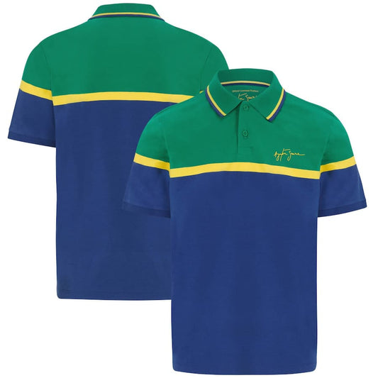 Ayrton Senna Stripe Polo