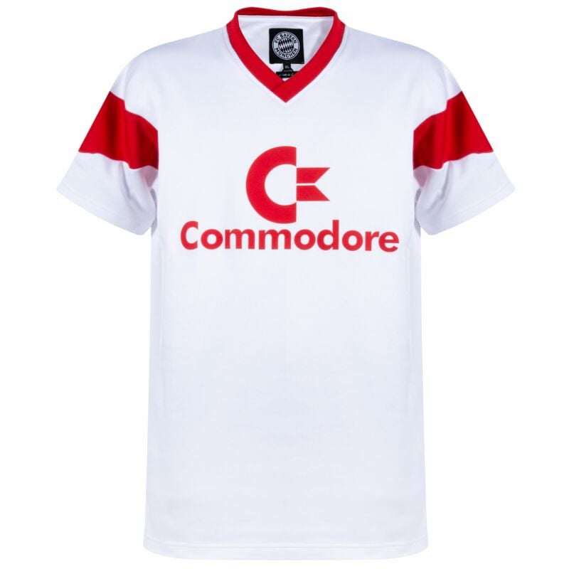 Copa FC Bayern Munich Brehme 6 Retro Shirt 1987-88 (Retro Flock Printing