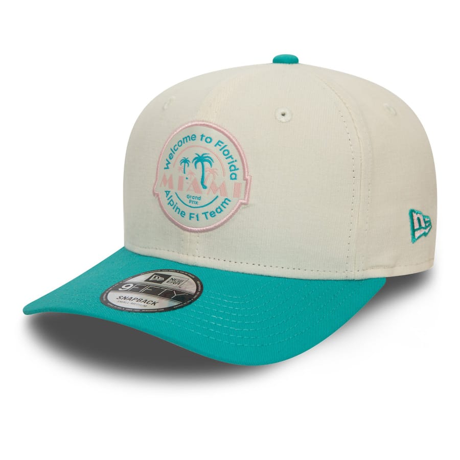 Alpine F1 2024 New Era 9FIFTY Pre Curve Special Edition Miami GP Cap