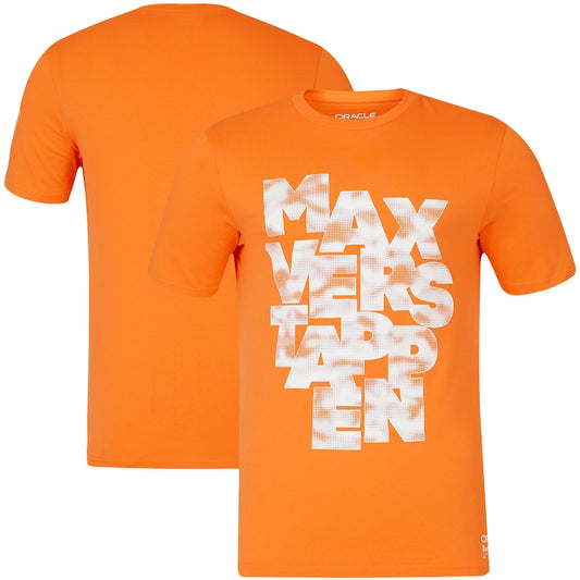 Red Bull Racing Max Verstappen Expression Driver T-Shirt - Orange – Unisex