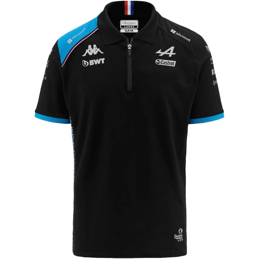 BWT Alpine F1 Team 2023 Polo Shirt – Black