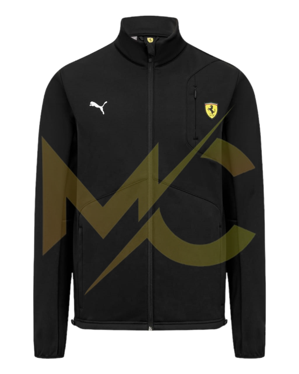 Scuderia Ferrari Puma Softshell Jacket - Black