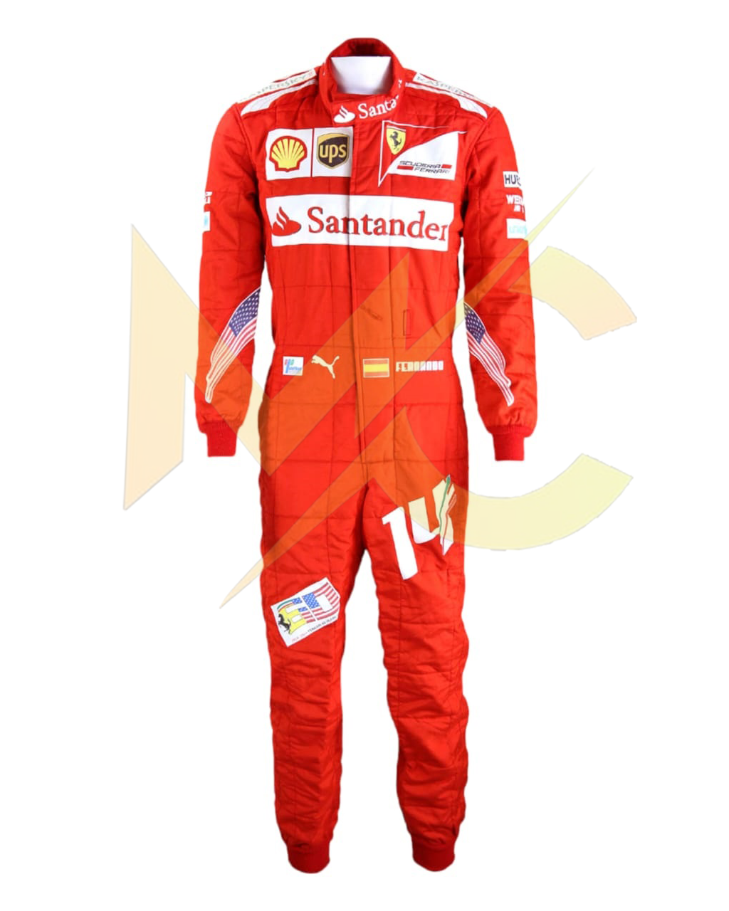 F1 Fernando Alonso 2014 race suit