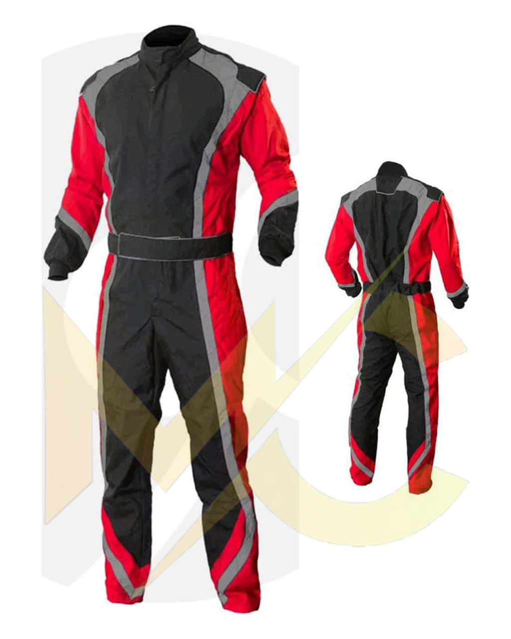 Go kart cardura race suit / Red, Black & Grey -98