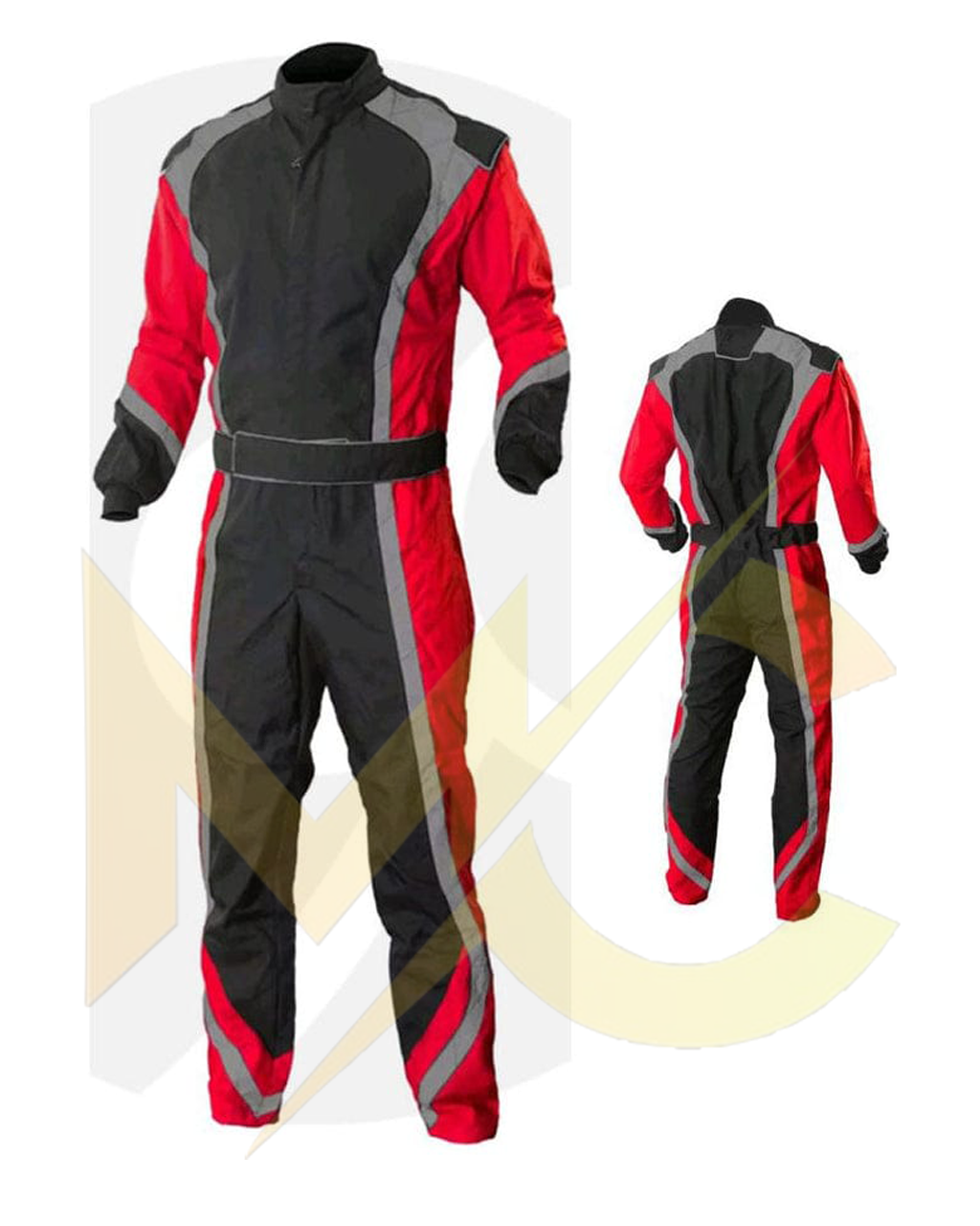 Go kart cardura race suit / Red, Black & Grey -98