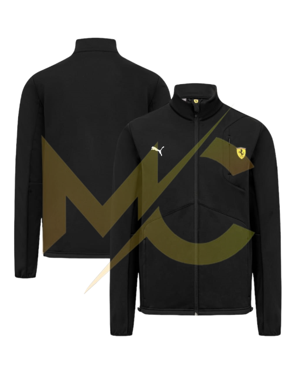 Scuderia Ferrari Puma Softshell Jacket - Black